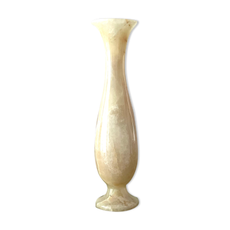 Alabaster candle holder