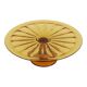 Art Deco Amber Tart Plate Dish Pastry Dish Scailmont
