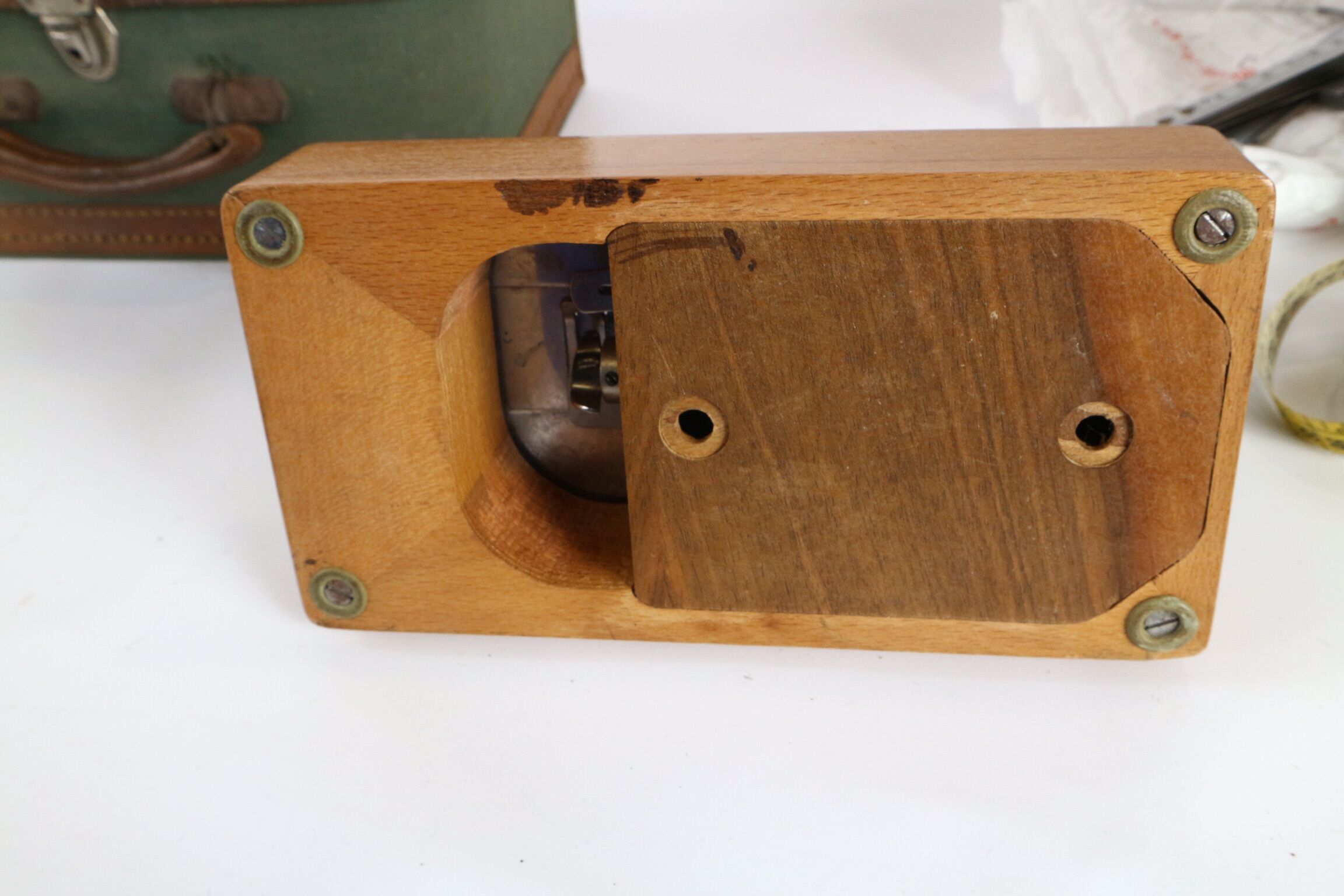 Vintage travel sewing machine Necchi