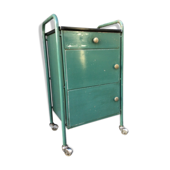 Old industrial maid, vintage bedside industrial factory 1950s