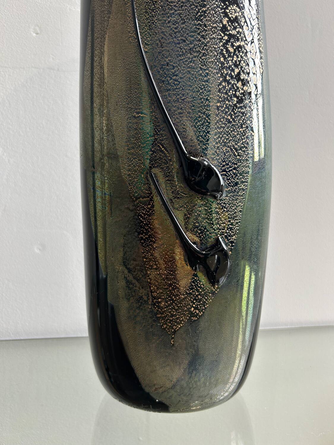 Blown glass vase