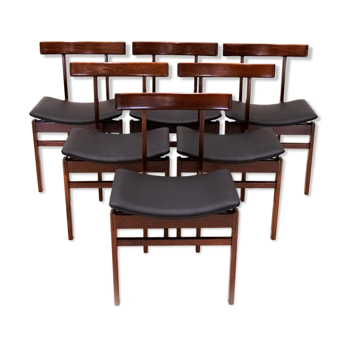 Lot de 6 chaises modèle 193 par Inger Klingenberg pour France & Son