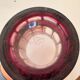 Baccarat vase in dark pink crystal