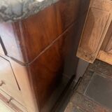 Louis Philippe chest of drawers in elm veneer