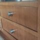 Art deco cabinet 3 doors 4 drawers in place of walnut