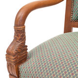 Fabric carved bench, 1930