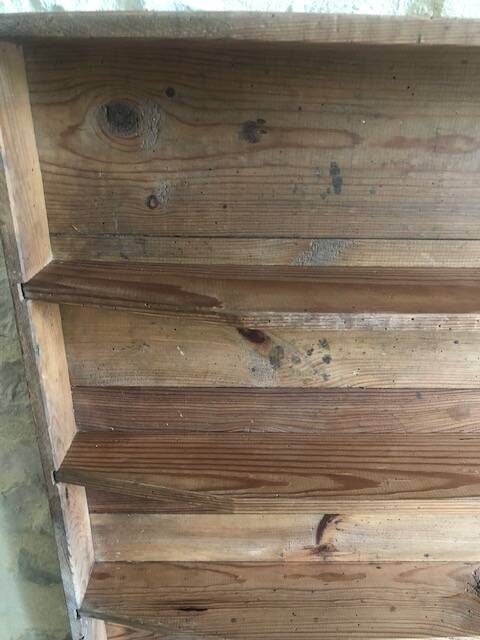 Etagère de métier en bois