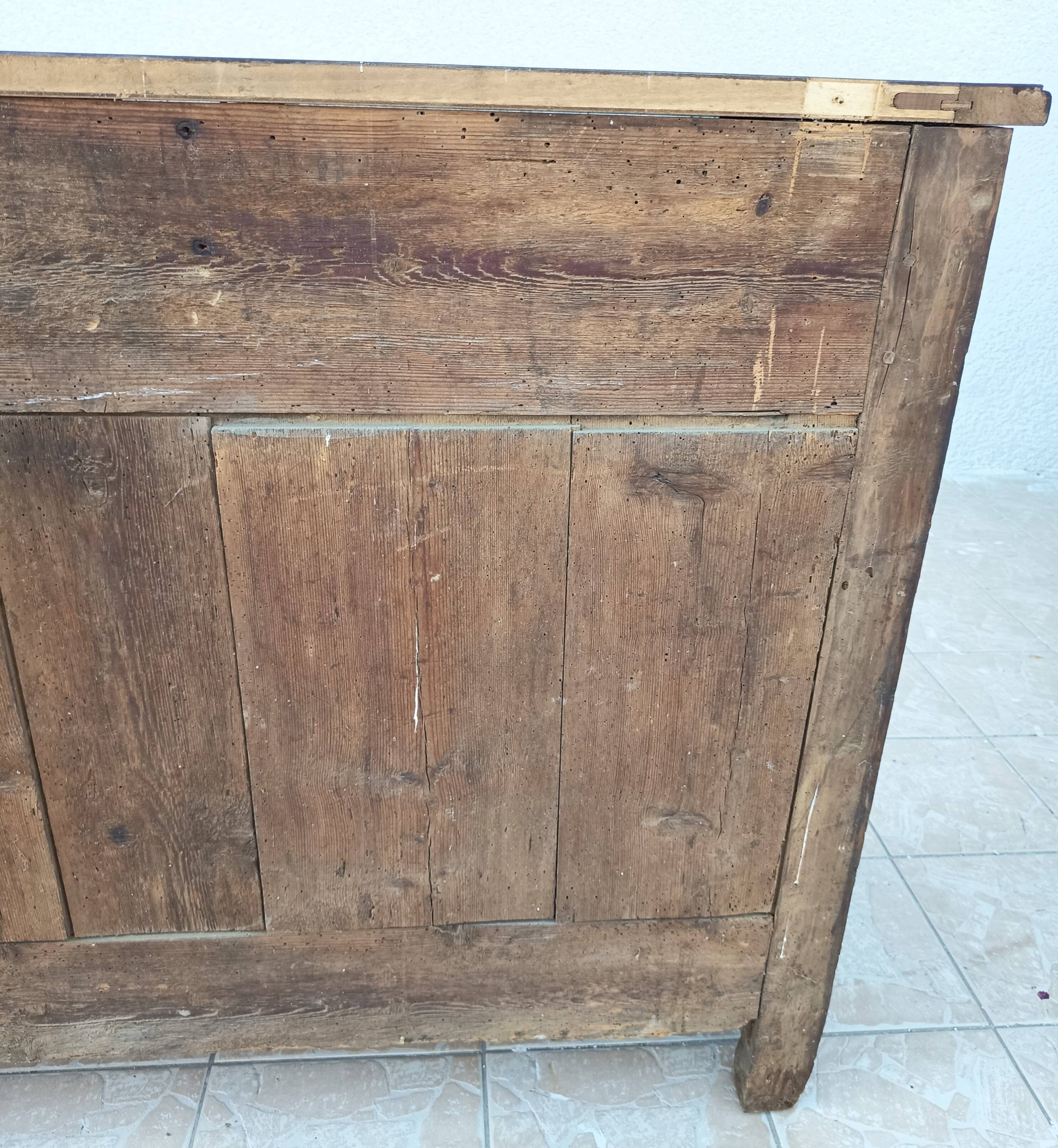 Louis XVI walnut buffet from the 19th century