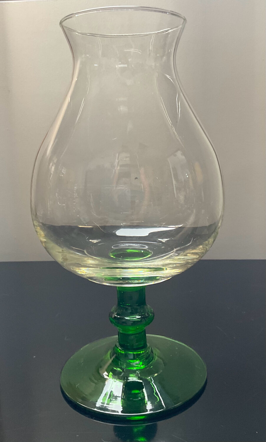 Vintage vase from the 70s in blown glass