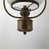 Suspension en laiton lampe à huile vintage