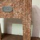 Cheminée Art Déco en marbre rose veiné XX siècle