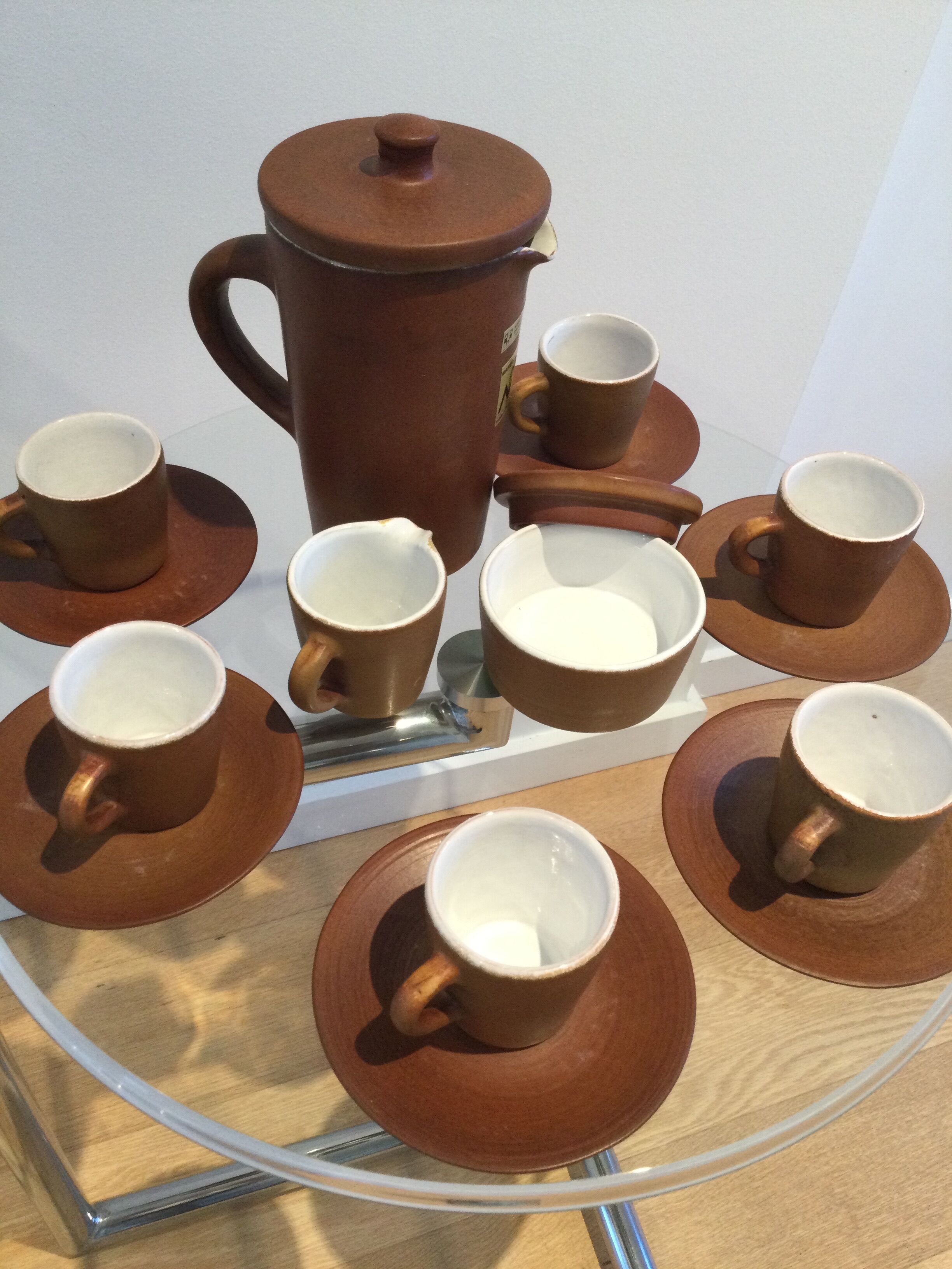 Ceramic coffee set antonio lampecco