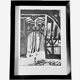 Maltz (mb) painting – engraving no. 3/4 – architectural expressionism – 1994