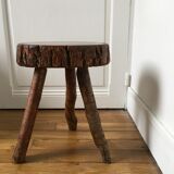 Brutalist tripod stool