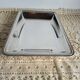 Rectangular metal silver-plated tray