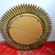 Miroir soleil, gilded metal with gold leaf, Italy, 1960