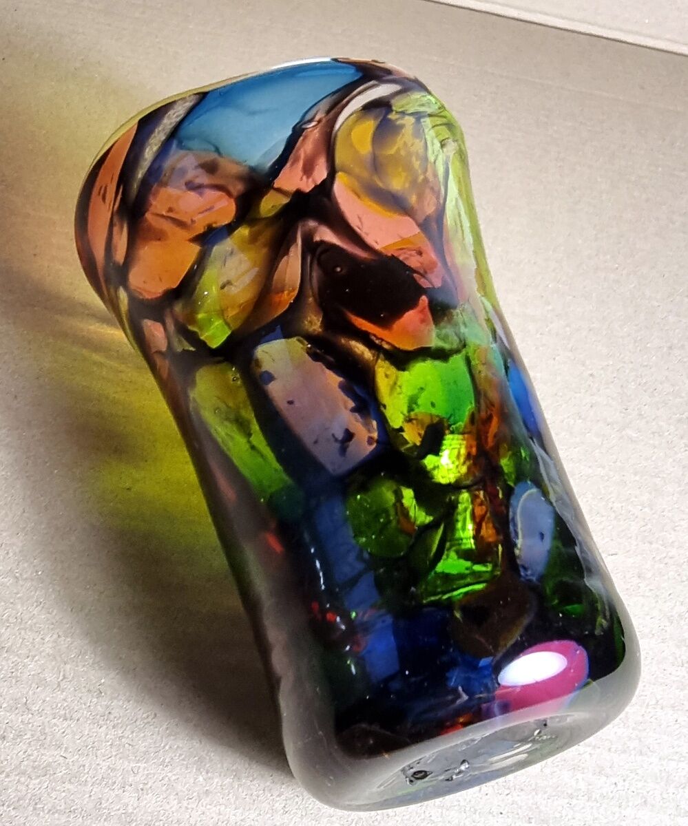 Multicolored Murano vase
