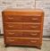 commode, chiffonier 1950 a 70 , bois teinté 85x87x55 tres bon etat