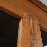 Early 18th Century Vitrine Cabinet in oak, Germany