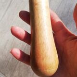 Wooden Mortar and Pestle Bowl