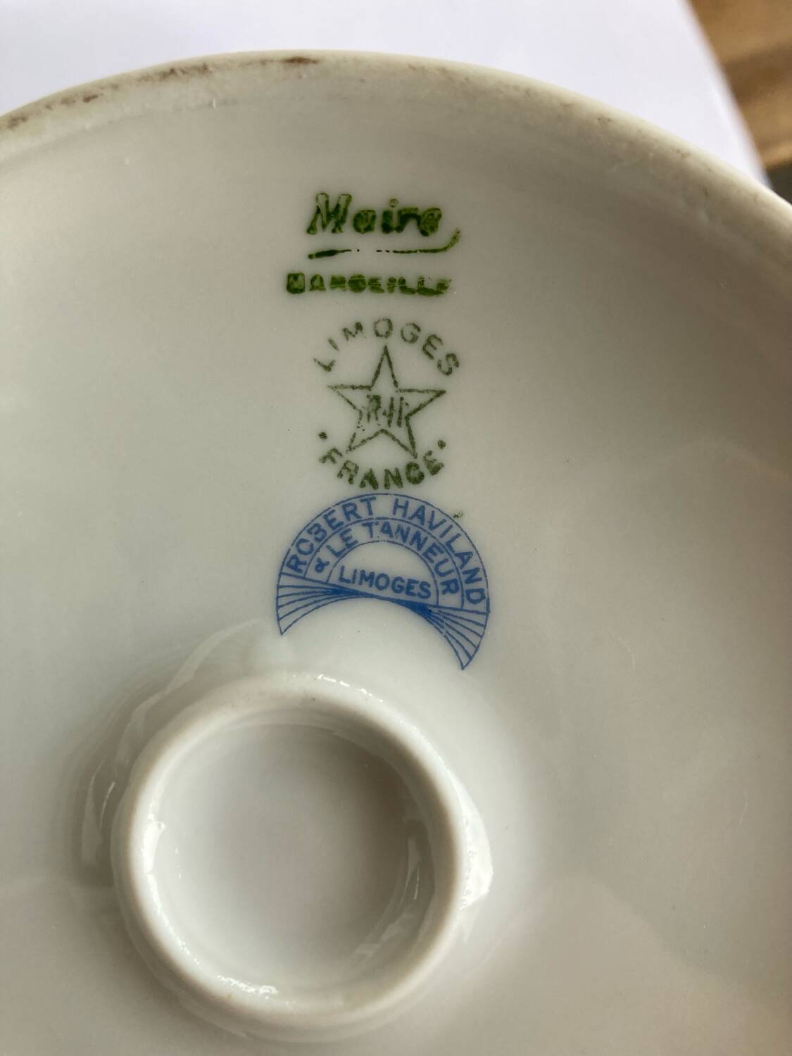 Limoges Haviland porcelain sugar bowl - Le Tanneur