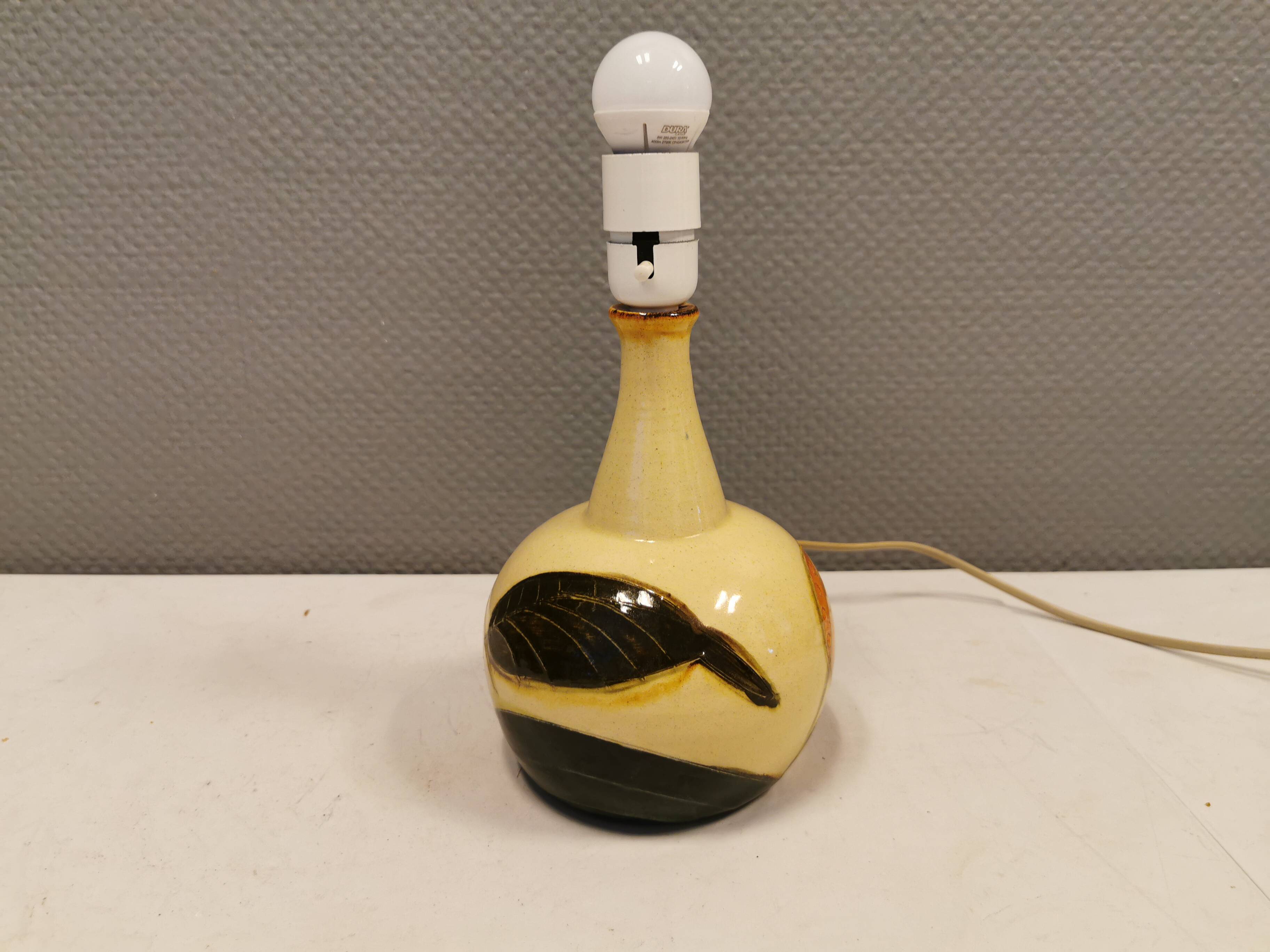 Lampe de table en céramique de Marianne May début des années 1970 Danemark