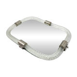 Venetian "dishcloth" mirror in Murano glass, 1960s