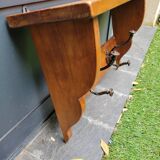 Walnut coat rack and hat rack