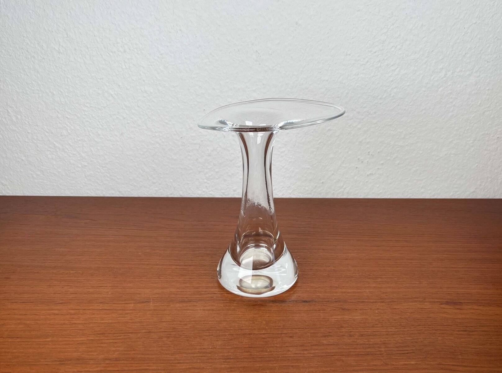 Vintage glass vase from the German Flamingo series by Peill & Putzler, 1970s.