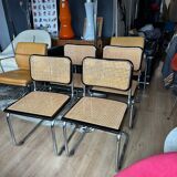 4 Cesca B32 chairs by Marcel Breuer