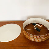 Wicker ceiling lamp