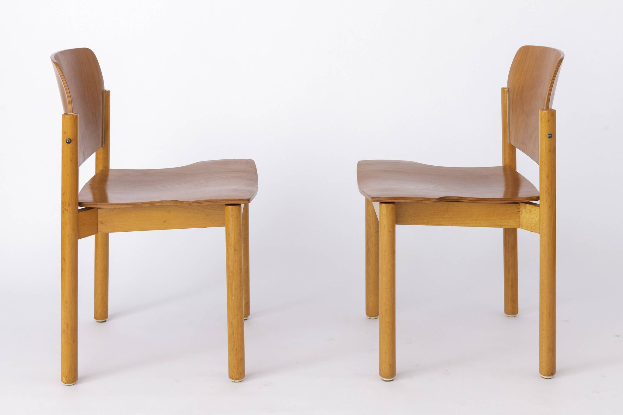 2 Vintage Chairs by Kusch + Co, 1980s Germany