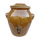 8L wine pot in vintage enamelled stoneware