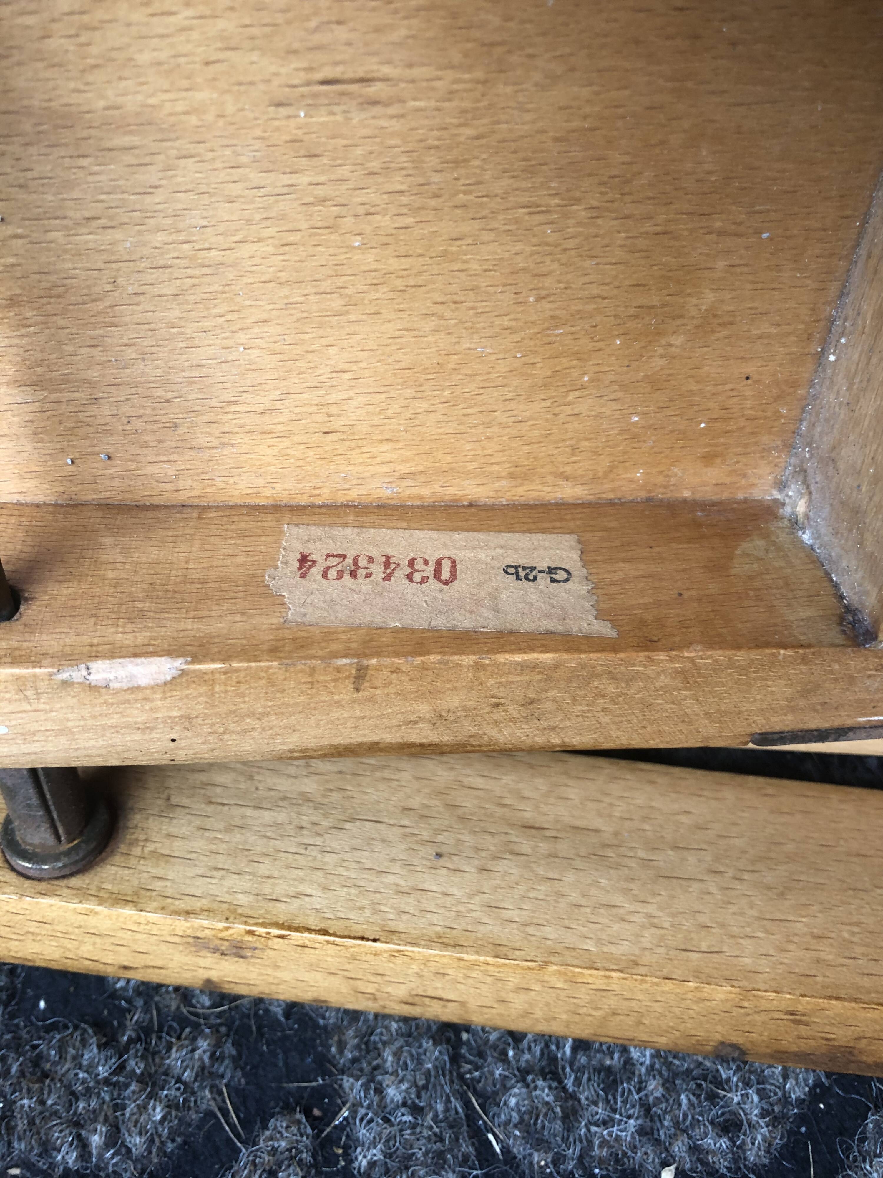 3 Thonet B751 folding chairs curved wood