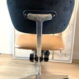 Adjustable and swivel vintage office chair