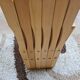 Set of 6 folding chairs blond wood