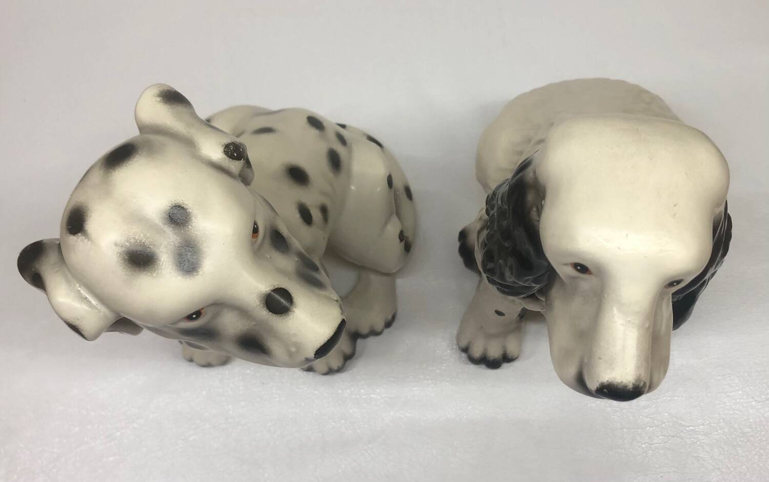 Pair of ceramic dogs