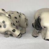 Pair of ceramic dogs