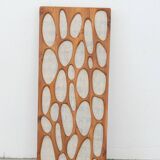 Wall light in cherry wood and rice paper, prod. Steelline 1980