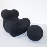 Armchair and ottoman "Big Mama" by Gaetano Pesce for B&B Italia