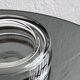 Timeless Murano glass valet tray in clear and brown glass 1970's