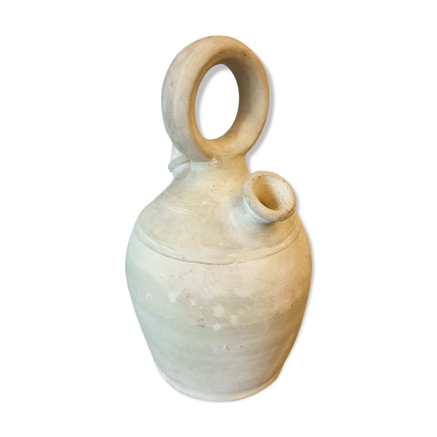 Ceramic ethnic water jug or pitcher