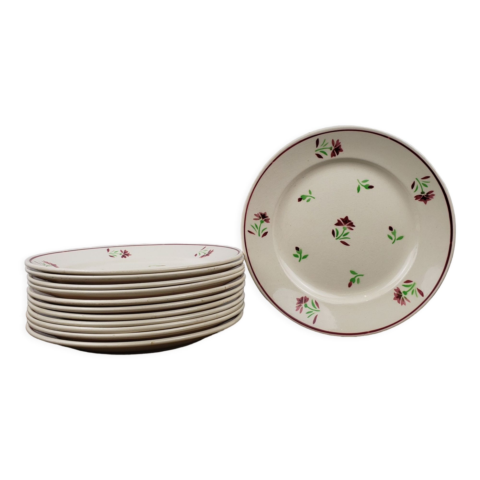 Flat plates x12 - Badonviller