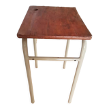 Wood and metal school desk