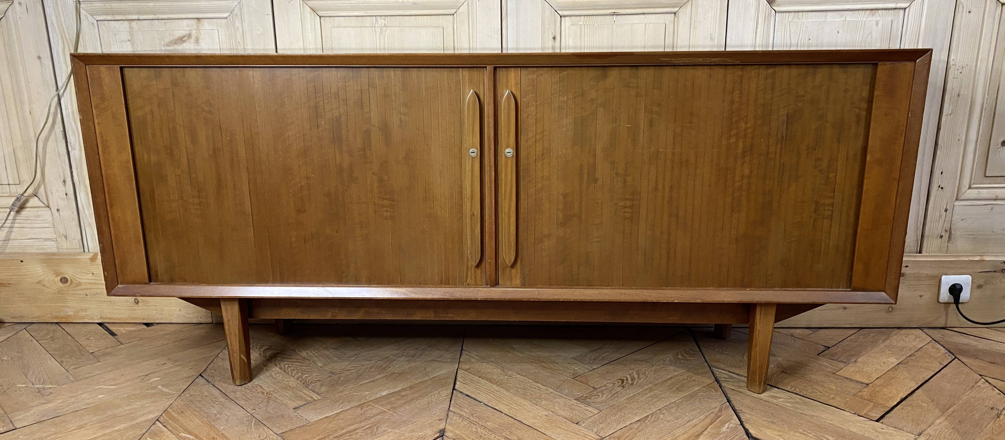 Curtain door sideboard