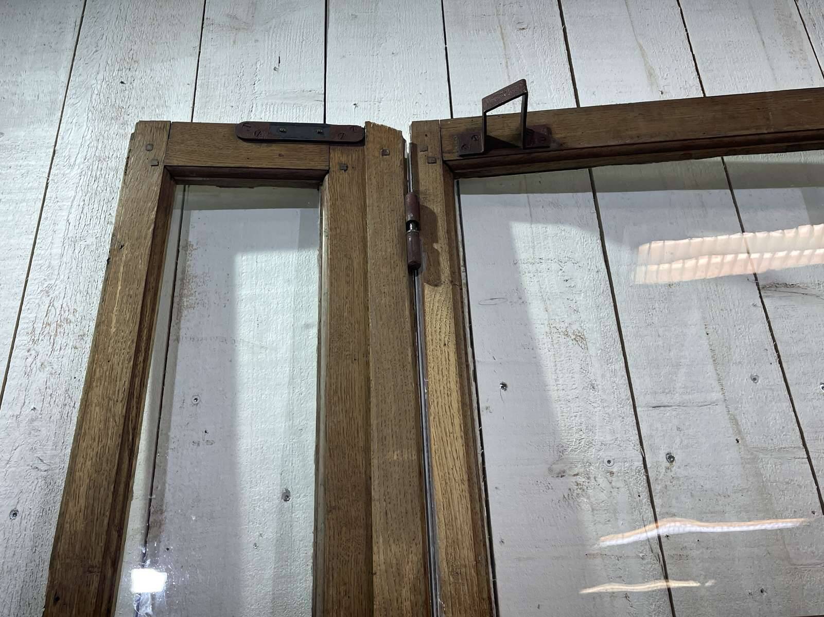 19th century oak partition door