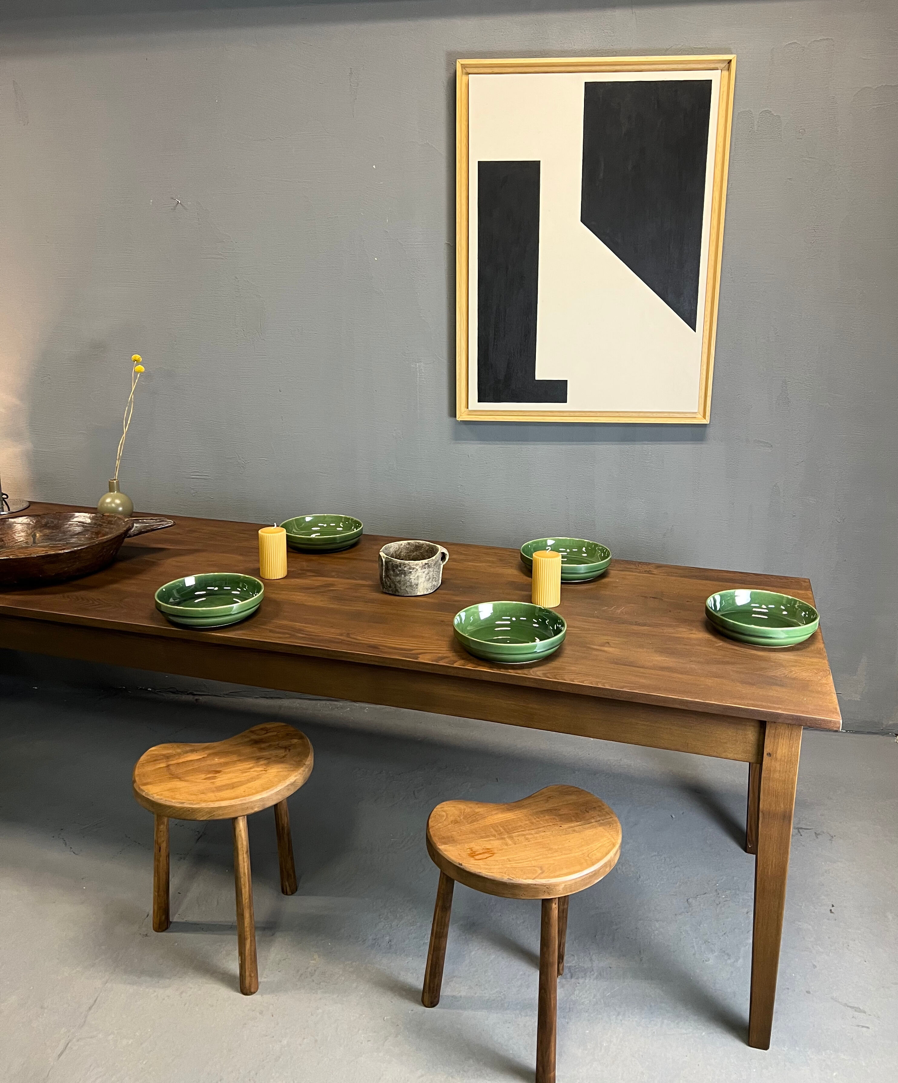 Farmhouse table XXXL 300 cm "Dark Brown"