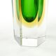 Murano Sommerso vase, mid-century modern, glass, designed by F. Poli, Italy, 1950s