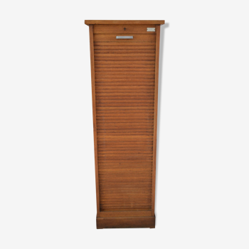 Solid oak curtain cabinet 50s 60s