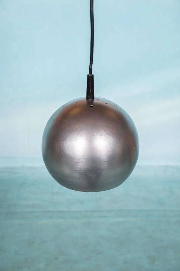 Lampe boule espace brutalisme années 70